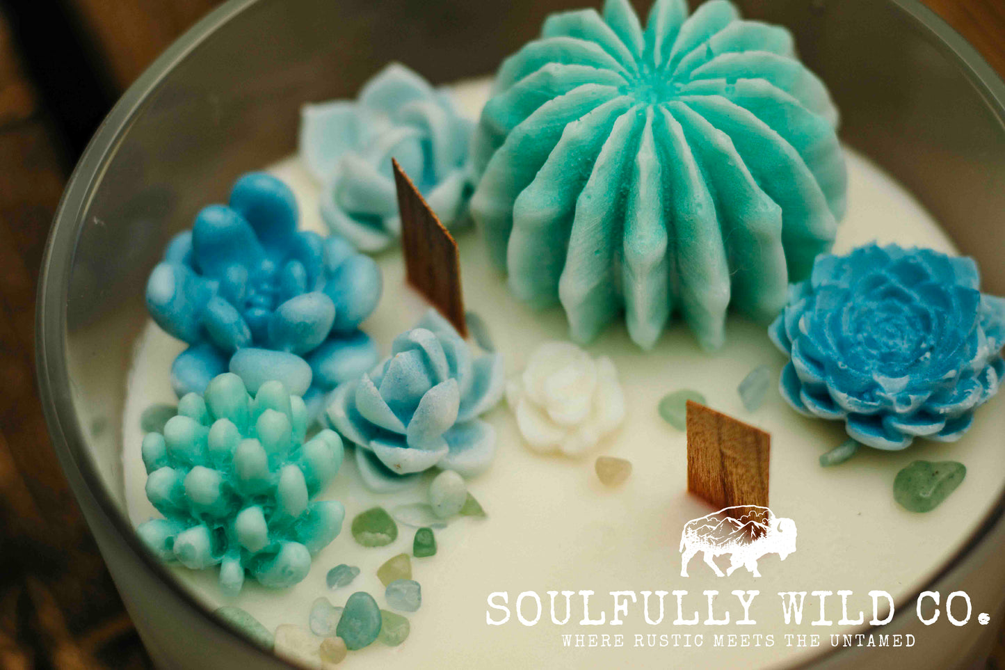 Soulful Handcrafted Soy Candles - Mahogany Coconut