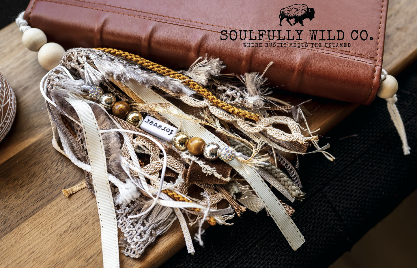 Soulful Bookmark Tassel Boho "Forever"