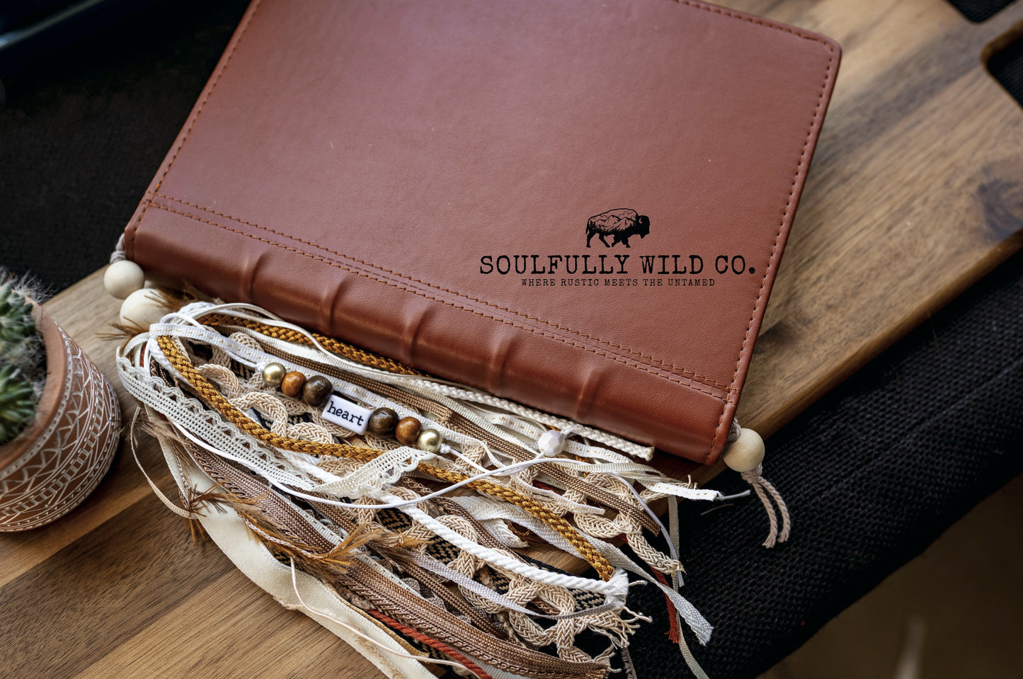 Soulful Bookmark Tassel Boho "Heart"