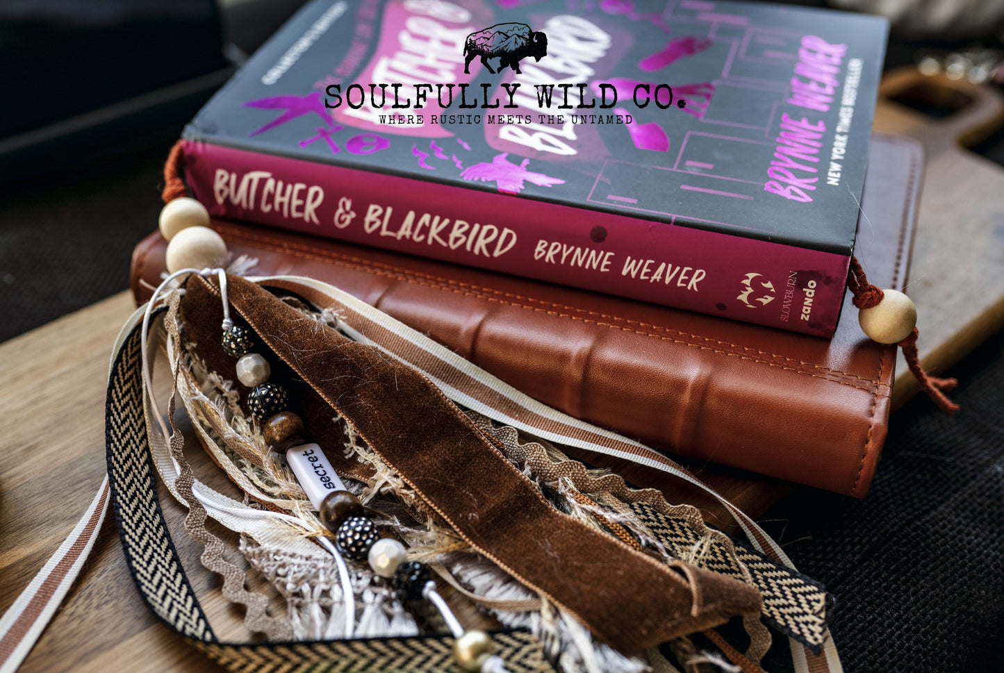 Soulful Bookmark Tassel Boho "Beauty"/"Secret"