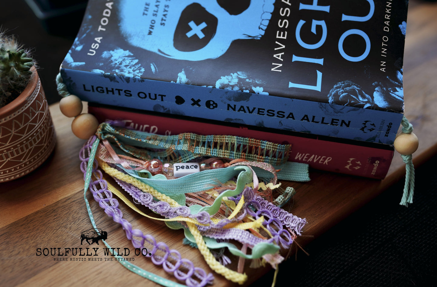 Soulful Bookmark Tassel Unicorn "Peace"