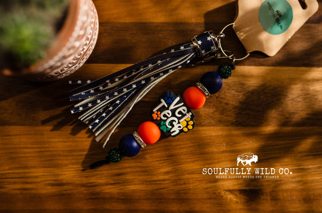 Wild Soul Keychain - "Vet Tech"