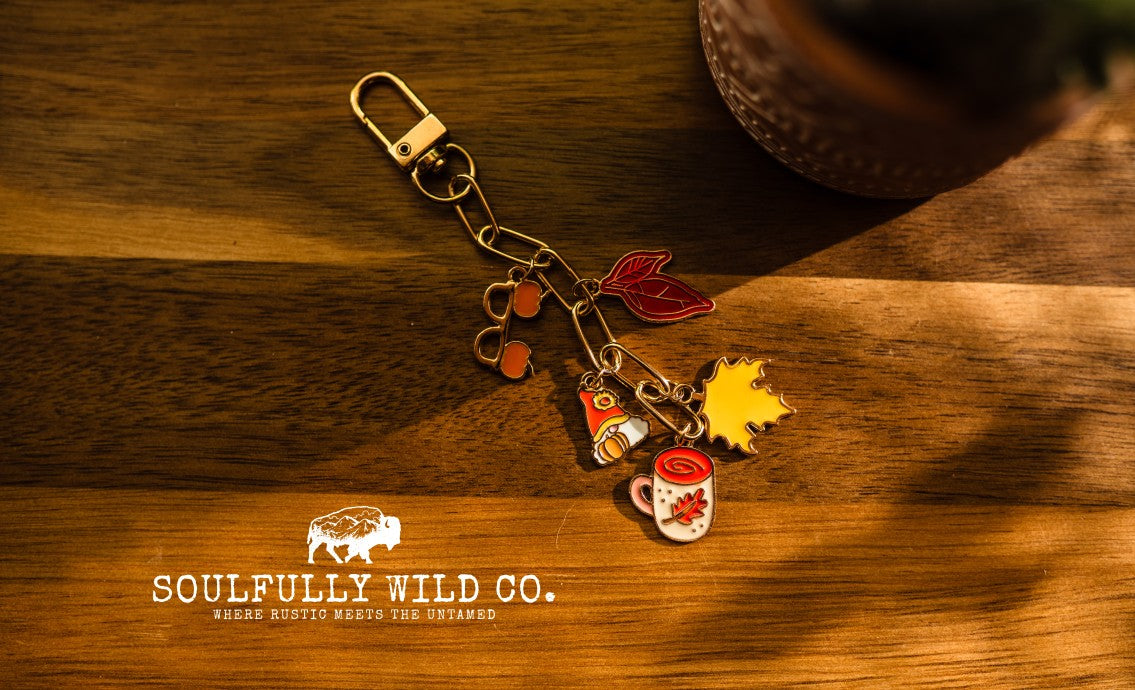 Fall Charm - Leaves, Mug, Glasses, Gnome
