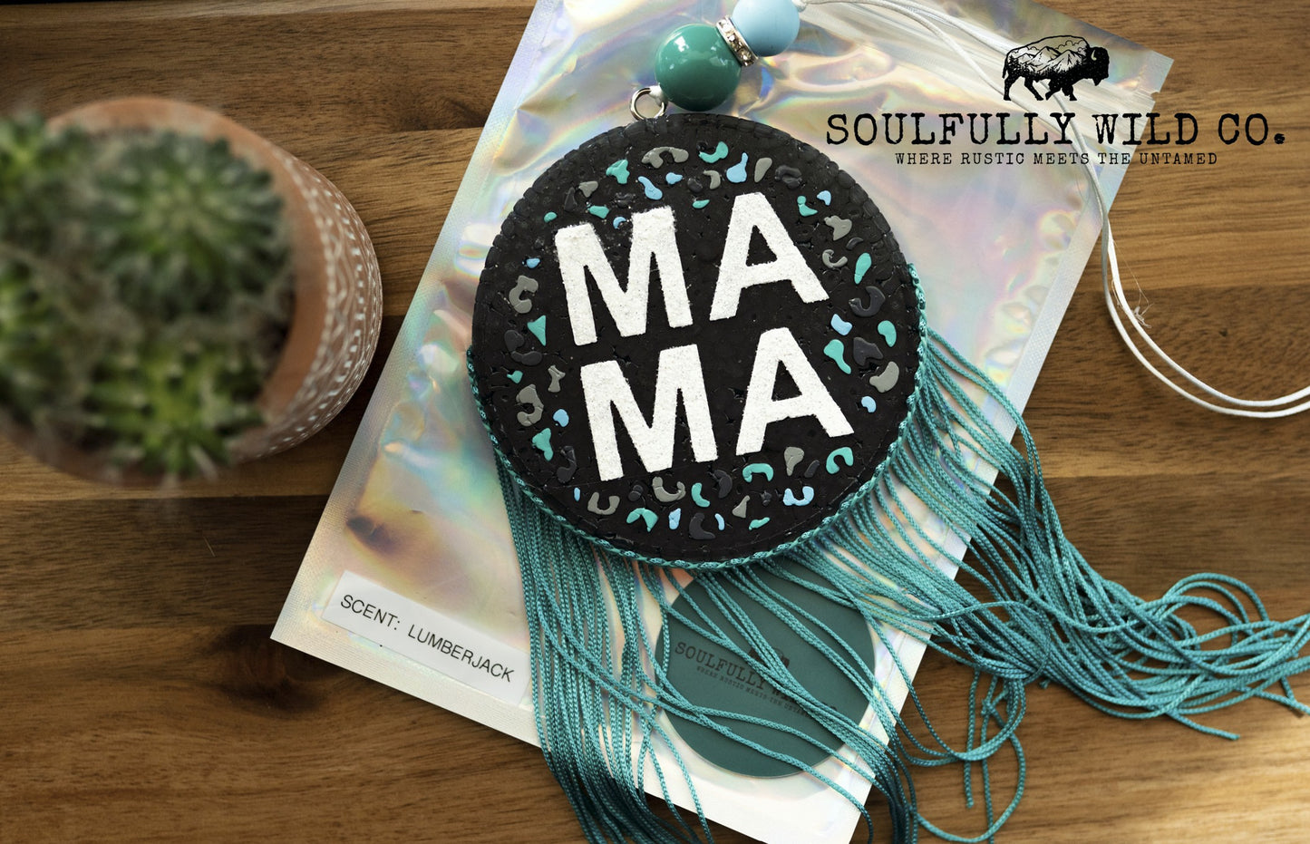 Soulful Air Freshener: "Mama" (Scent: Lumberjack)