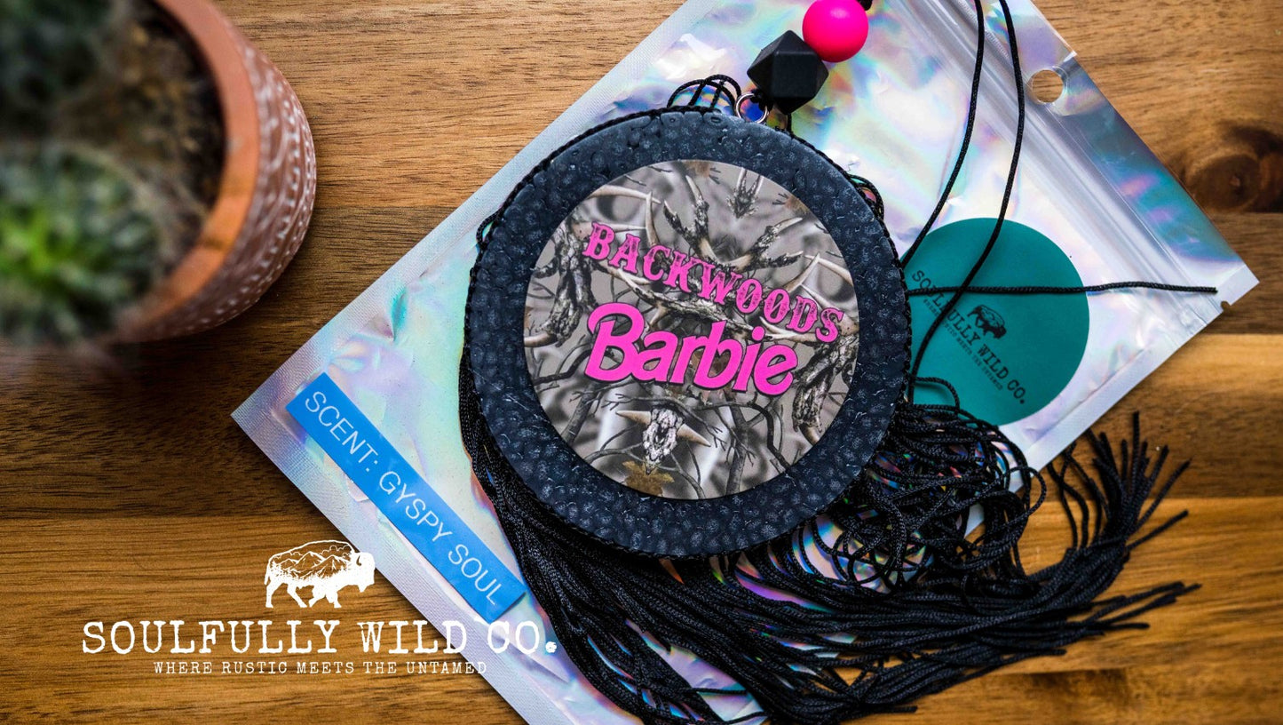 Soulful Air Freshener: "Backwoods Barbie" (Scent: Gypsy Soul)