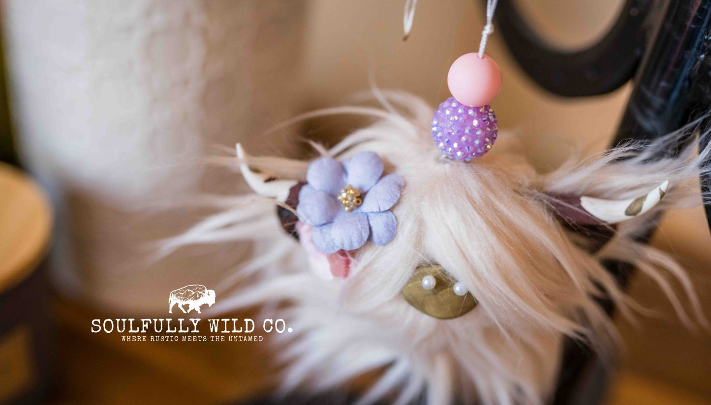 Travel Moo : TM25714 - Light Blonde with Purple & Pink Flowers