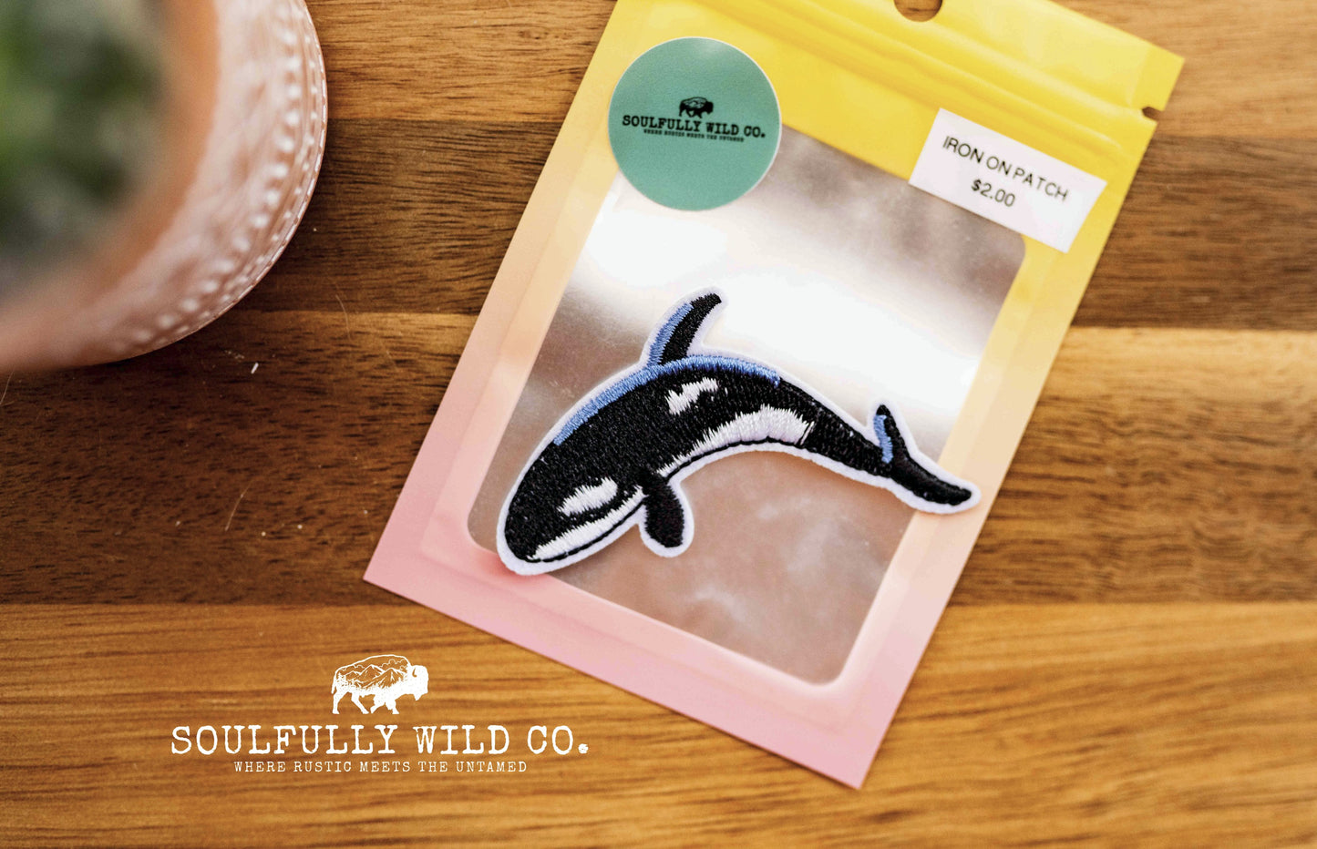 Iron On Patch - Killer Whale (Orca)