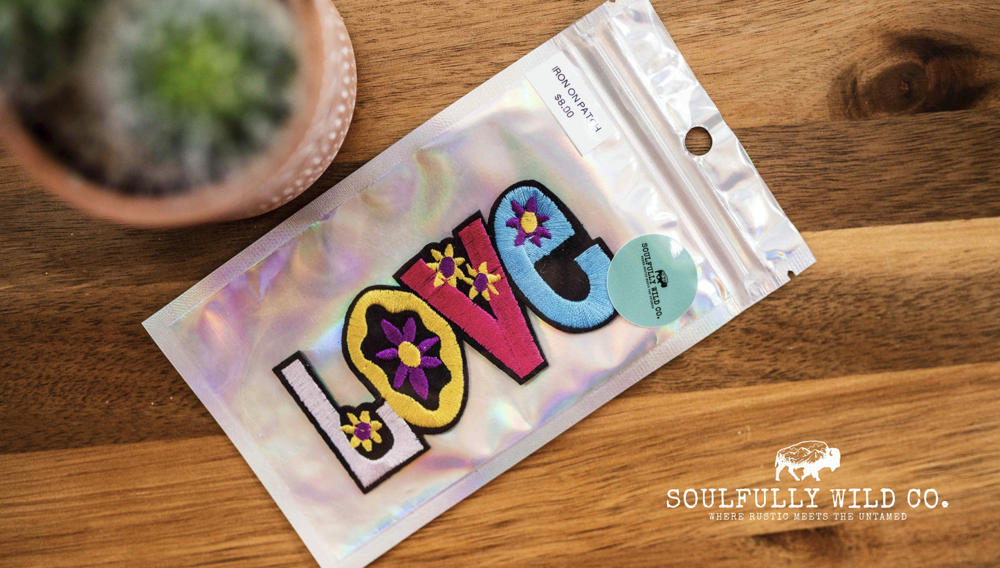 Iron On Patch - "Love"