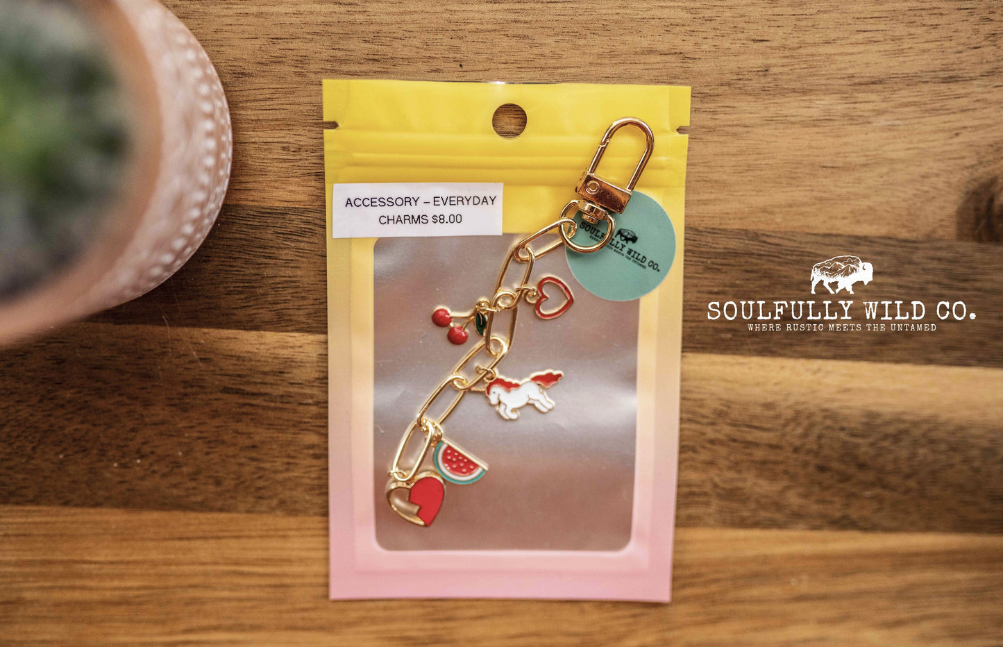 Everyday Charm - Heart, Cherry, Unicorn, Watermelon