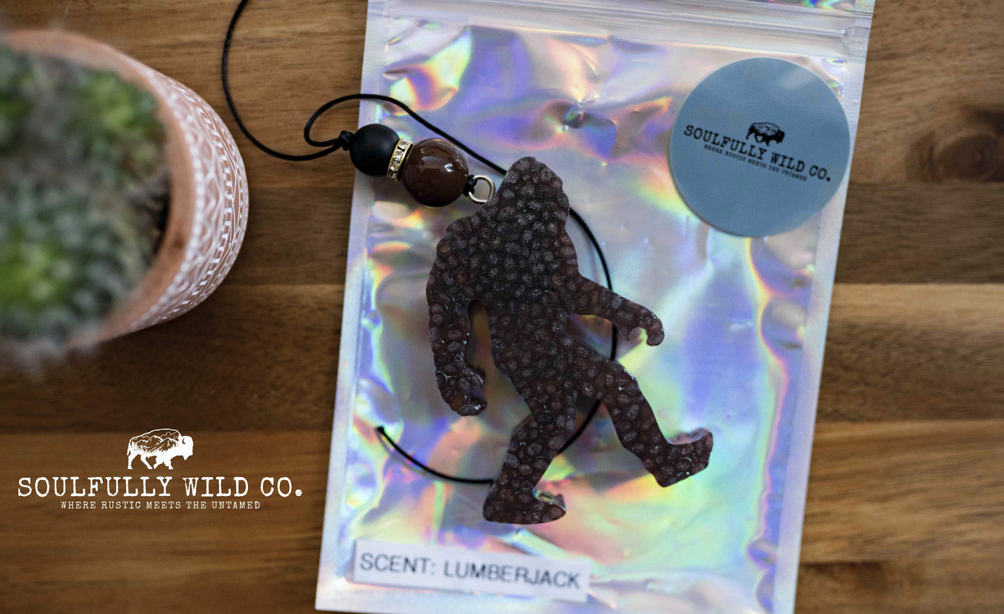 Soulful Air Freshener: Sasquatch (Scent: Lumberjack)