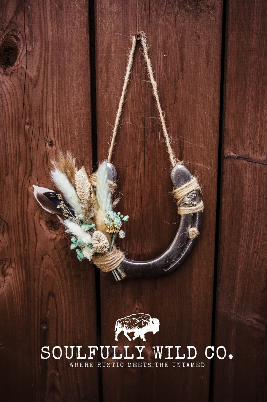 Horseshoe Floral "Rodeo Dust"