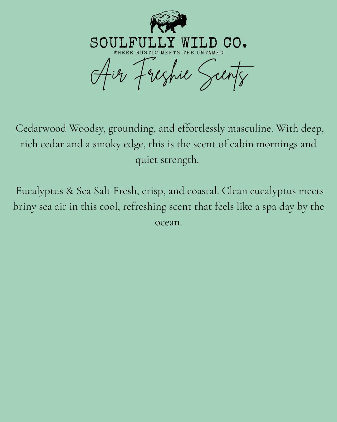 Soulful Air Freshener:  "Mama" with Lightning Bolt and Black Fringe