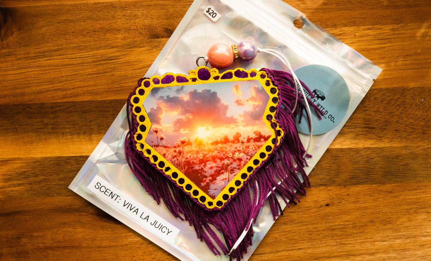 Soulful Air Freshener: Diamond - Sunset and Daisy's (Scent: Viva La Juicy)