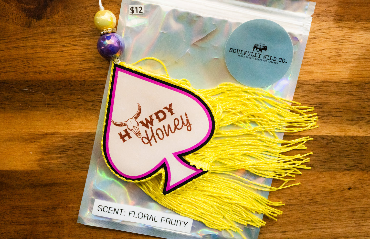Soulful Air Freshener: Spade "Howdy Honey" (Scent: Floral Fruity)