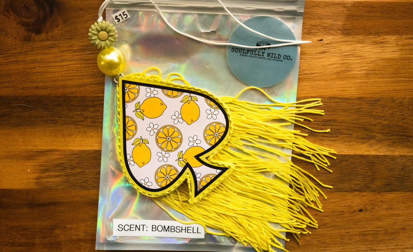 Soulful Air Freshener: Spade "Lemon"