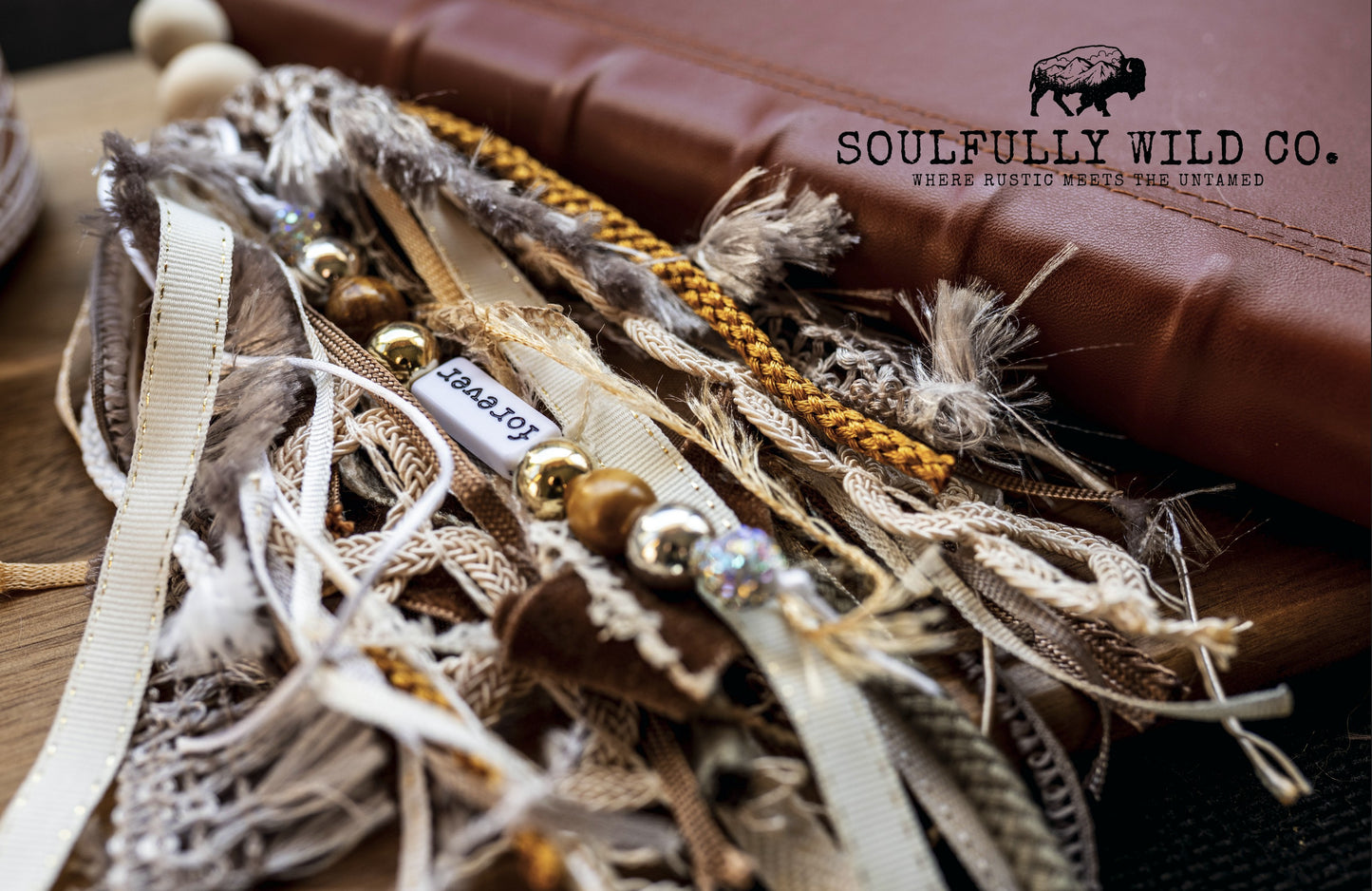 Soulful Bookmark Tassel Boho "Forever"