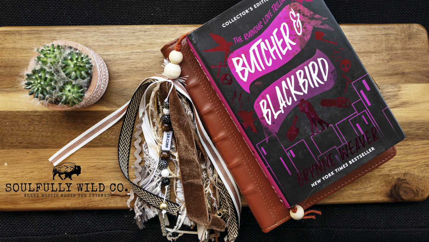 Soulful Bookmark Tassel Boho "Beauty"/"Secret"