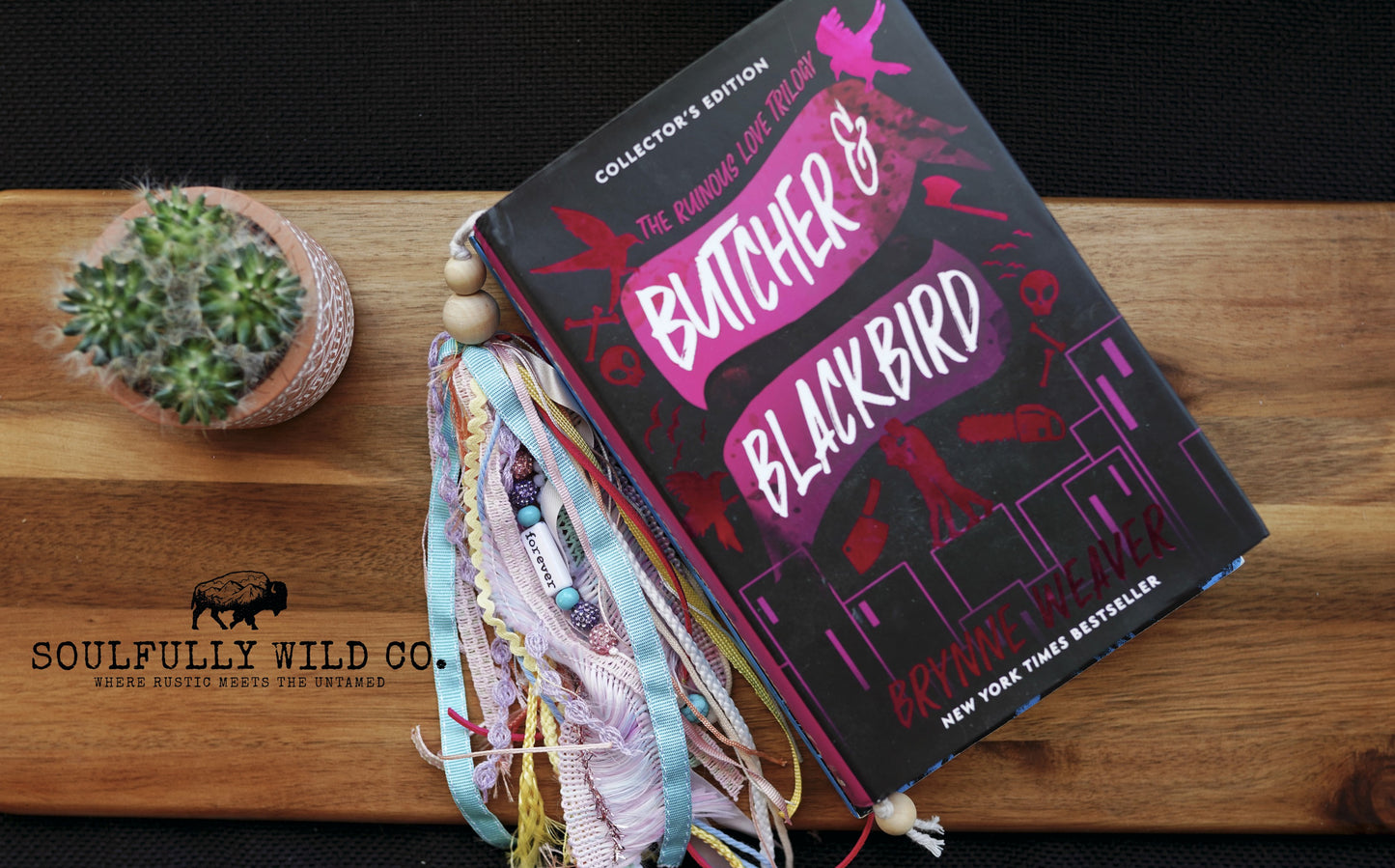 Soulful Bookmark Tassel Unicorn "Forever"