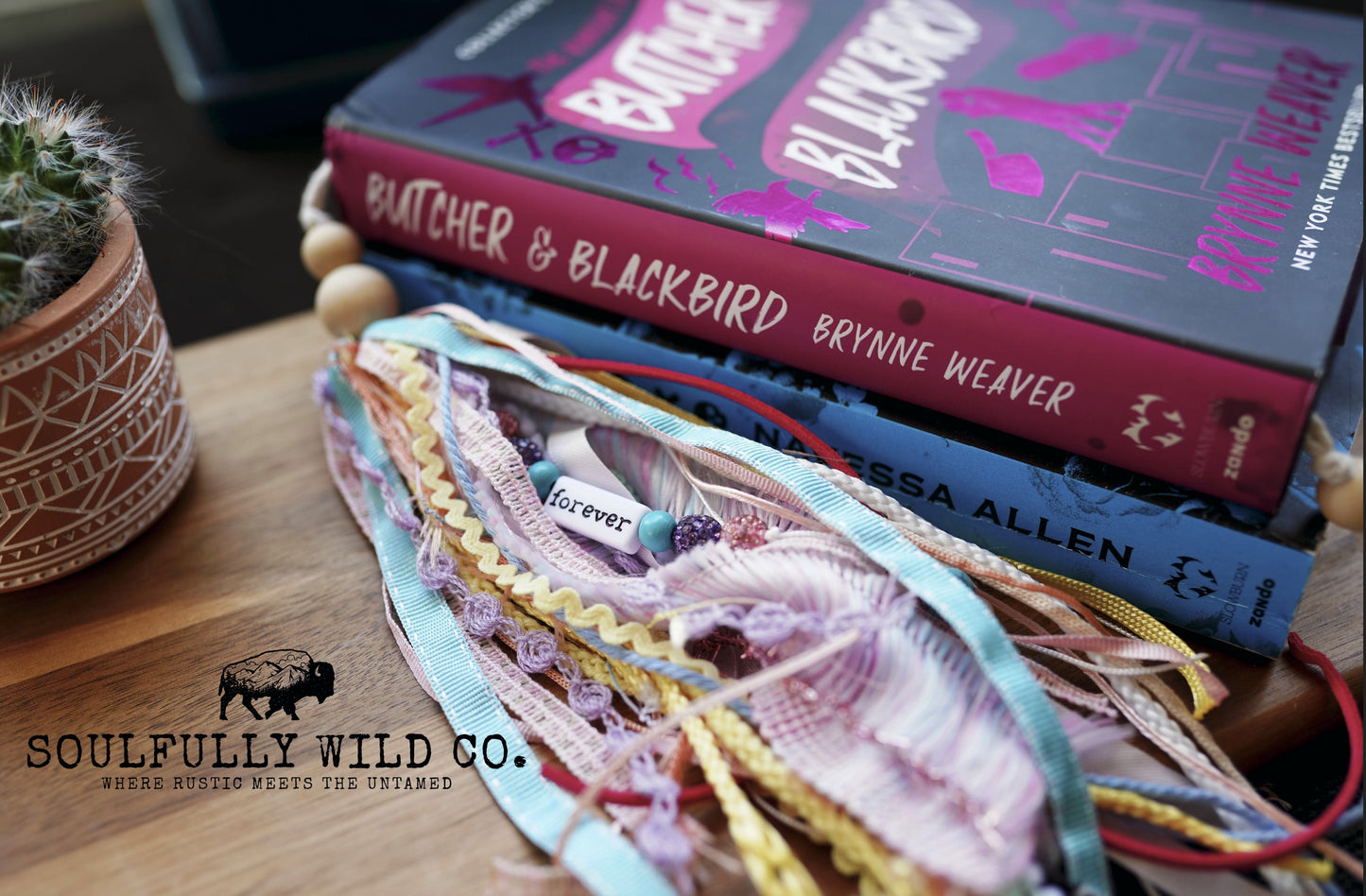 Soulful Bookmark Tassel Unicorn "Forever"