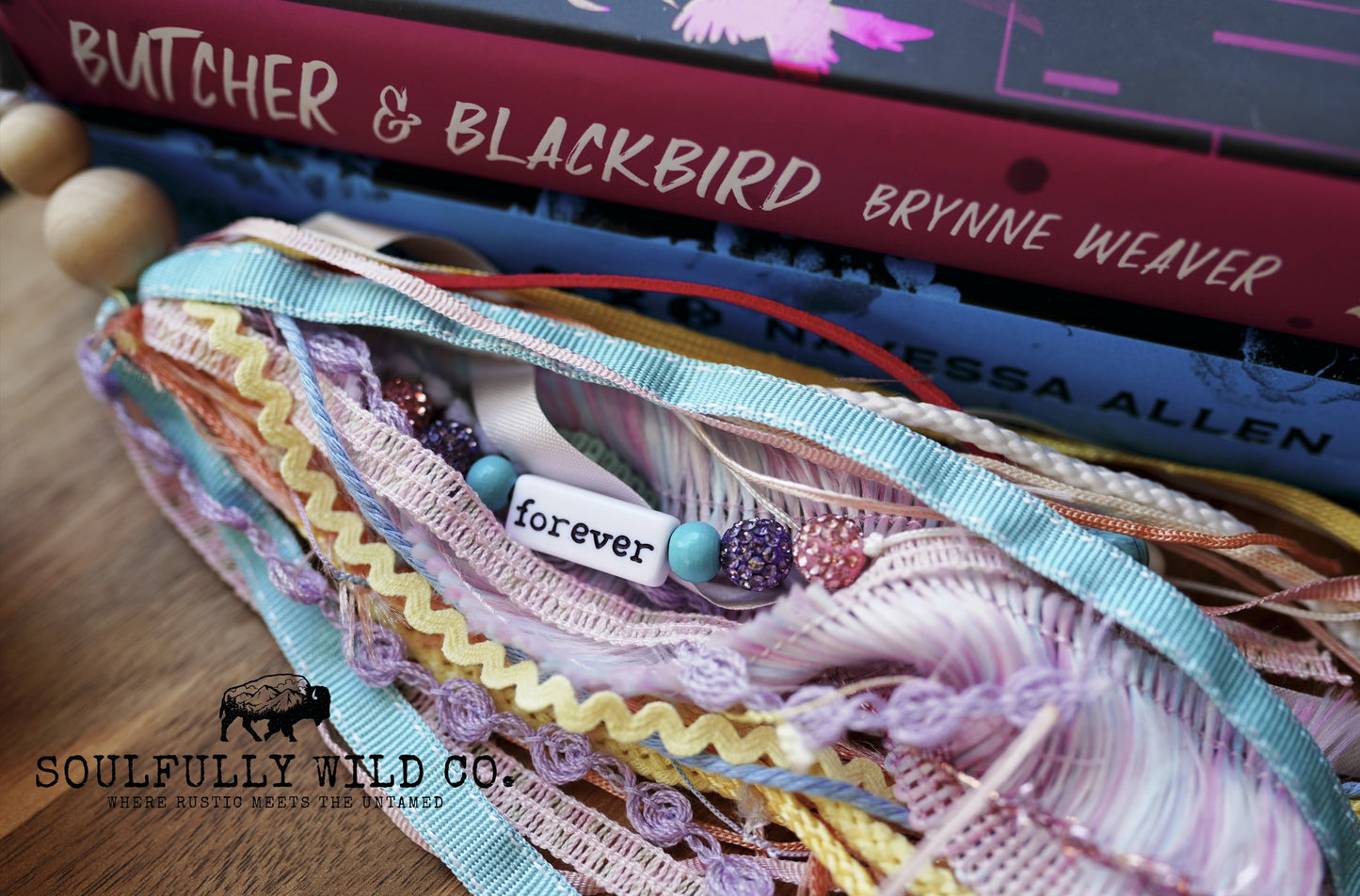 Soulful Bookmark Tassel Unicorn "Forever"