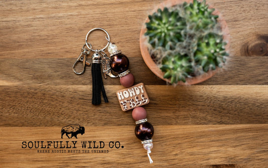 Wild Soul Keychain - Howdy Yall