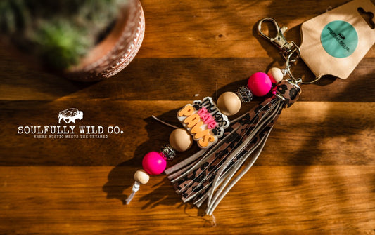 Wild Soul Keychain - "My Kids Have Paws"