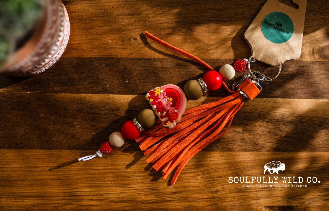 Wild Soul Keychain -" Stay Groovy"