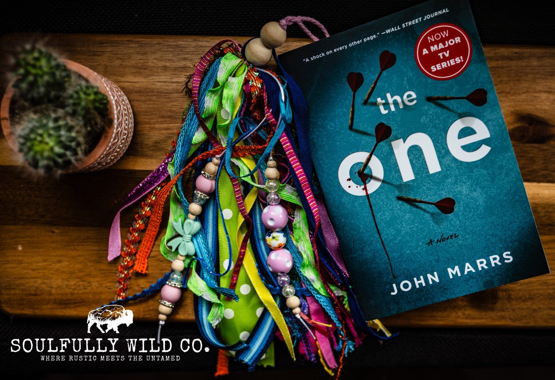 Soulful Bookmark Tassel - Circus Rainbow (Purple,. Orange, Green Pink and Blue)