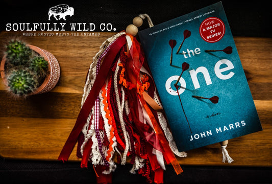 Soulful Bookmark Tassel - Fall: Reds, White, Lace and Orange