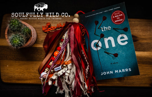 Soulful Bookmark Tassel - Fall: Reds, White, Lace and Orange  "Beauty"