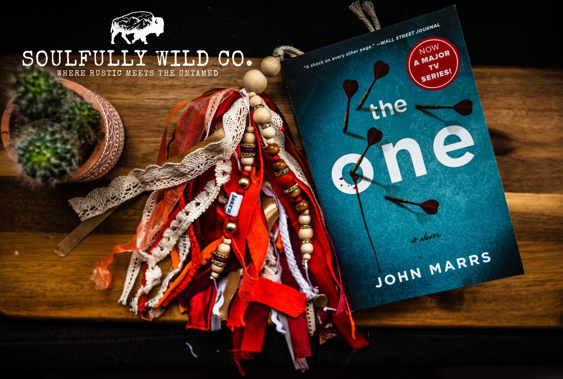 Soulful Bookmark Tassel - Fall: Reds, White, Lace and Orange "Learn"