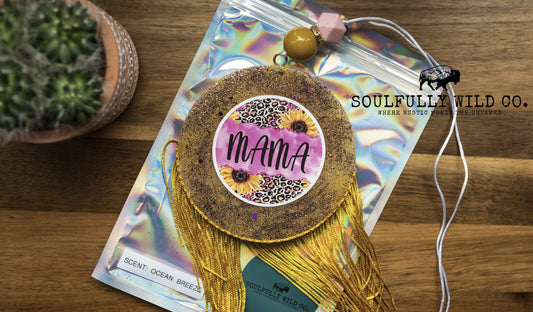 Soulful Air Freshener: "Mama" (Scent: Ocean Breeze) (Discounted)