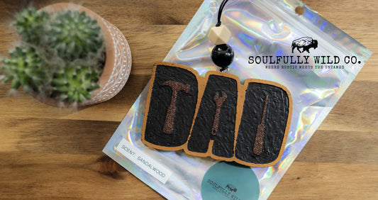 Soulful Air Freshener: "Dad" (Discounted)