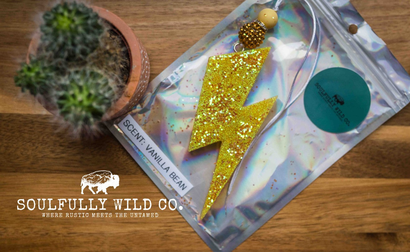 Soulful Air Freshener: Lightning Bolt (Scent: Vanilla)