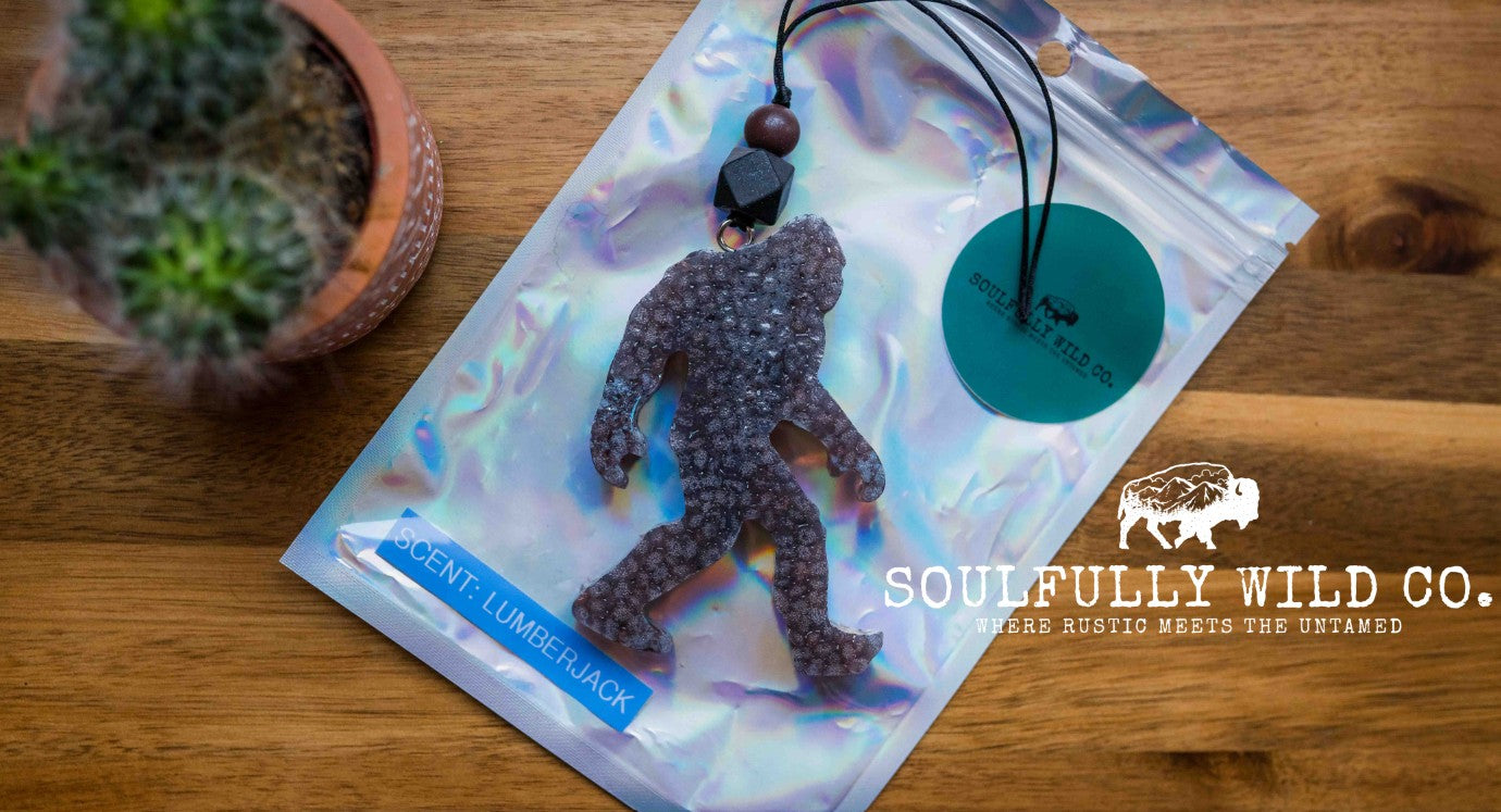 Soulful Air Freshener: Brown Sasquatch (Scent: Lumberjack)