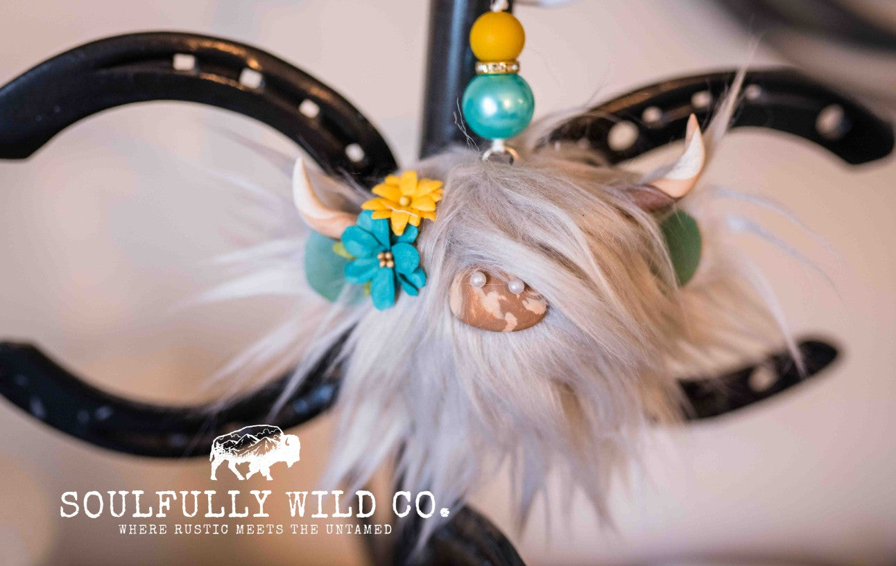 Travel Moo : TM25710 - Light Blonde with Yellow/Turquoise Flowers