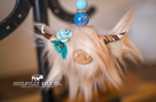 Travel Moo : TM25750 - Light Blonde with Blue Flowers