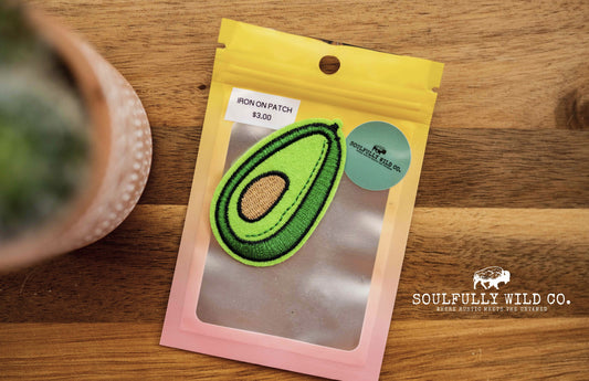 Iron On Patch - Avocado