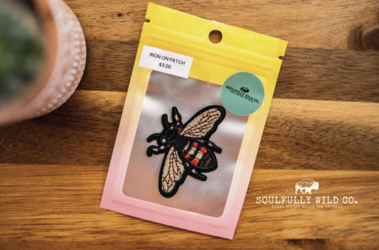 Iron On Patch - Bumble Bee