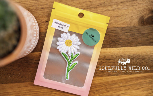 Iron On Patch - Daisy