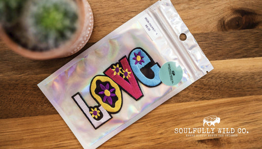 Iron On Patch - "Love"