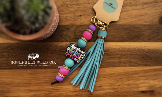 Wild Soul Keychain - "Registered Nurse"