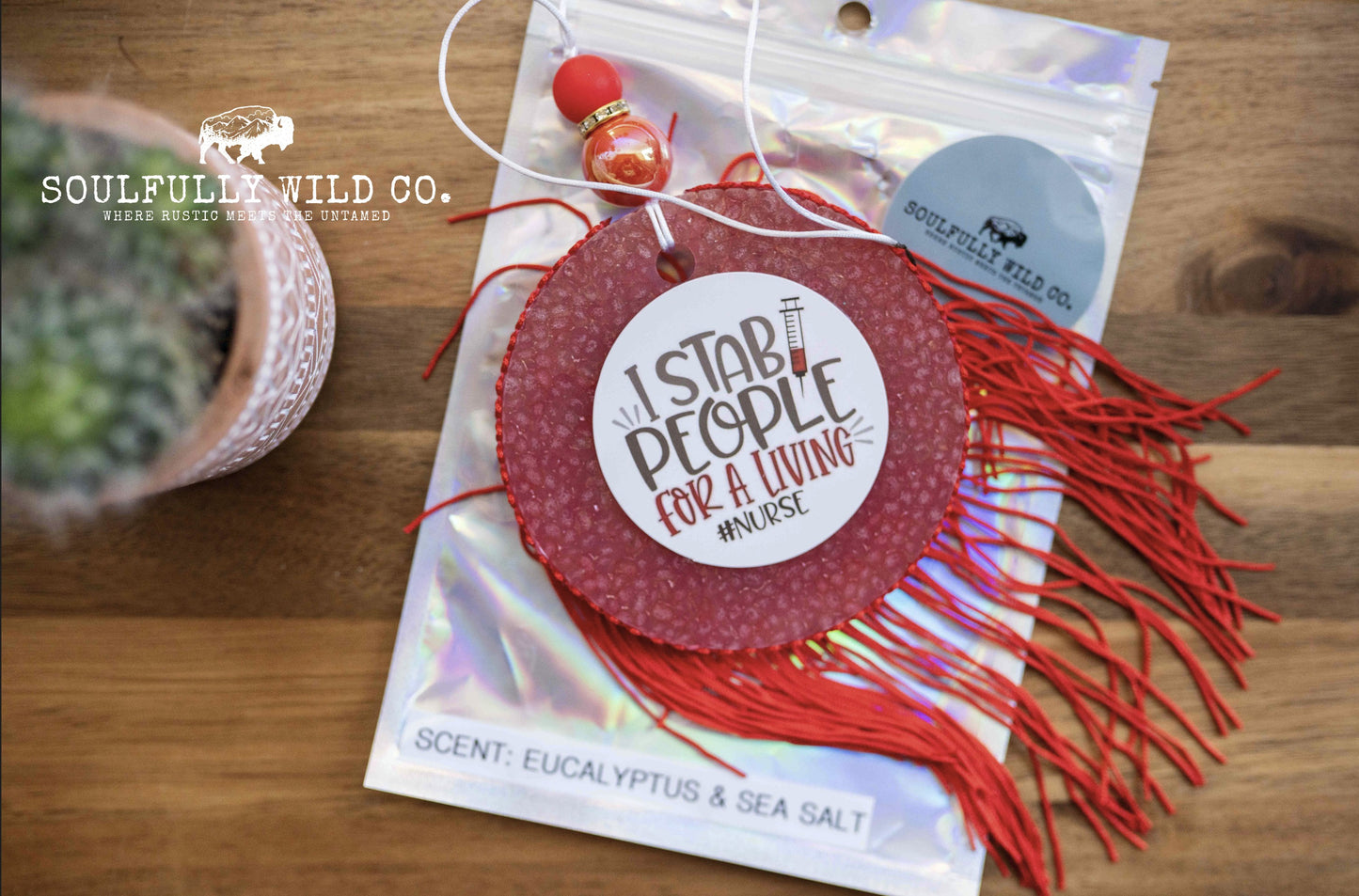 Soulful Air Freshener: "I Stab People for a Living" #Nurse