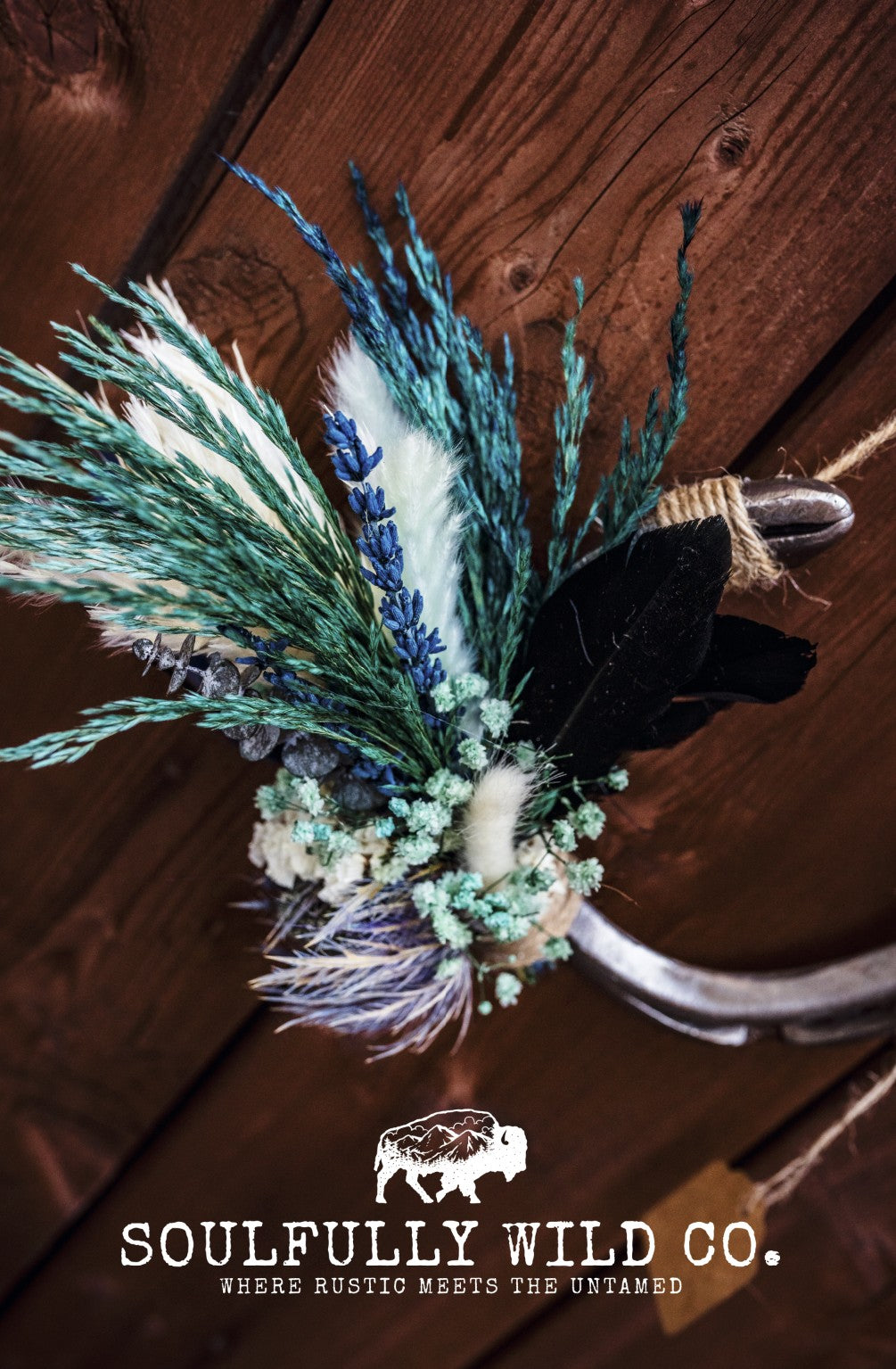 Horseshoe Floral "Midnight Rodeo"
