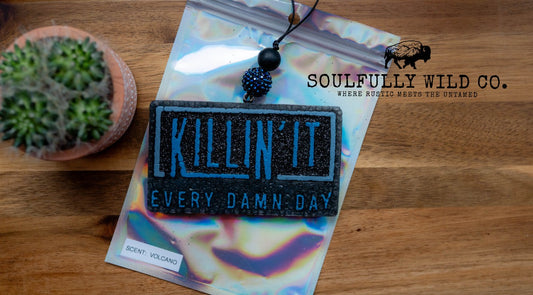 Killin' It Every Damn Day - Black/Blue Volcano