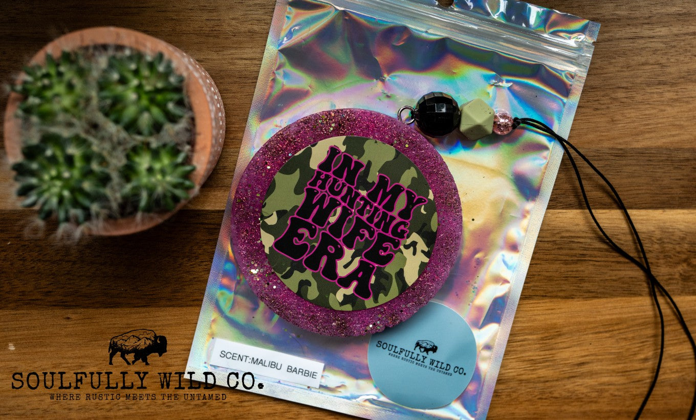 Soulful Air Freshener: "In My Hunting Wife Era" (Discounted)