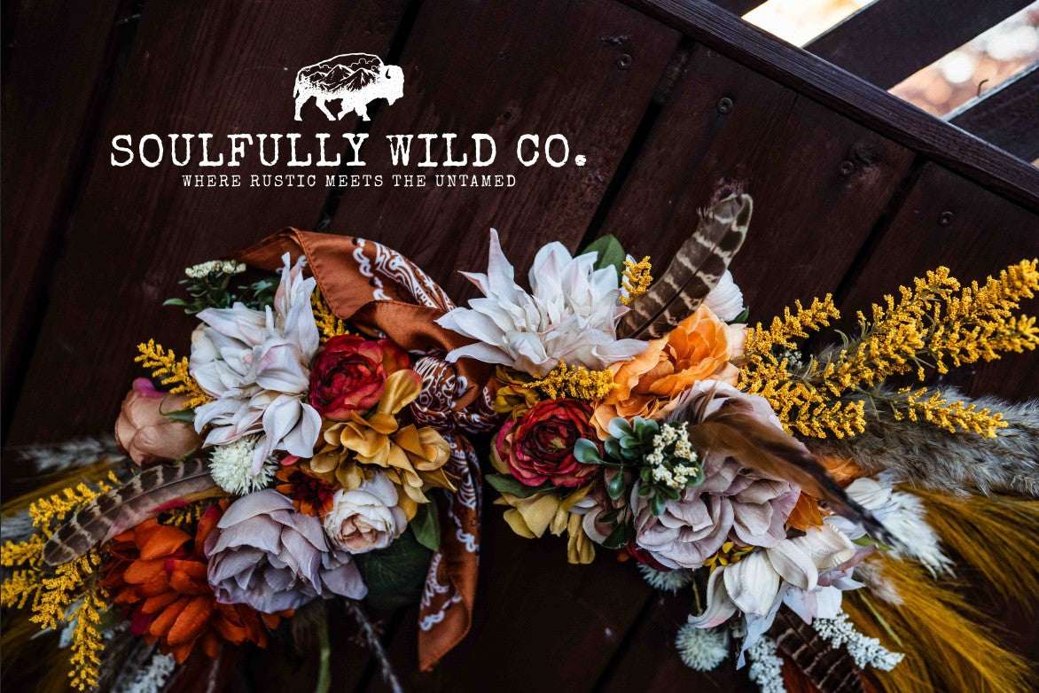 Western Soulful Rope Wreath - Fall Colours