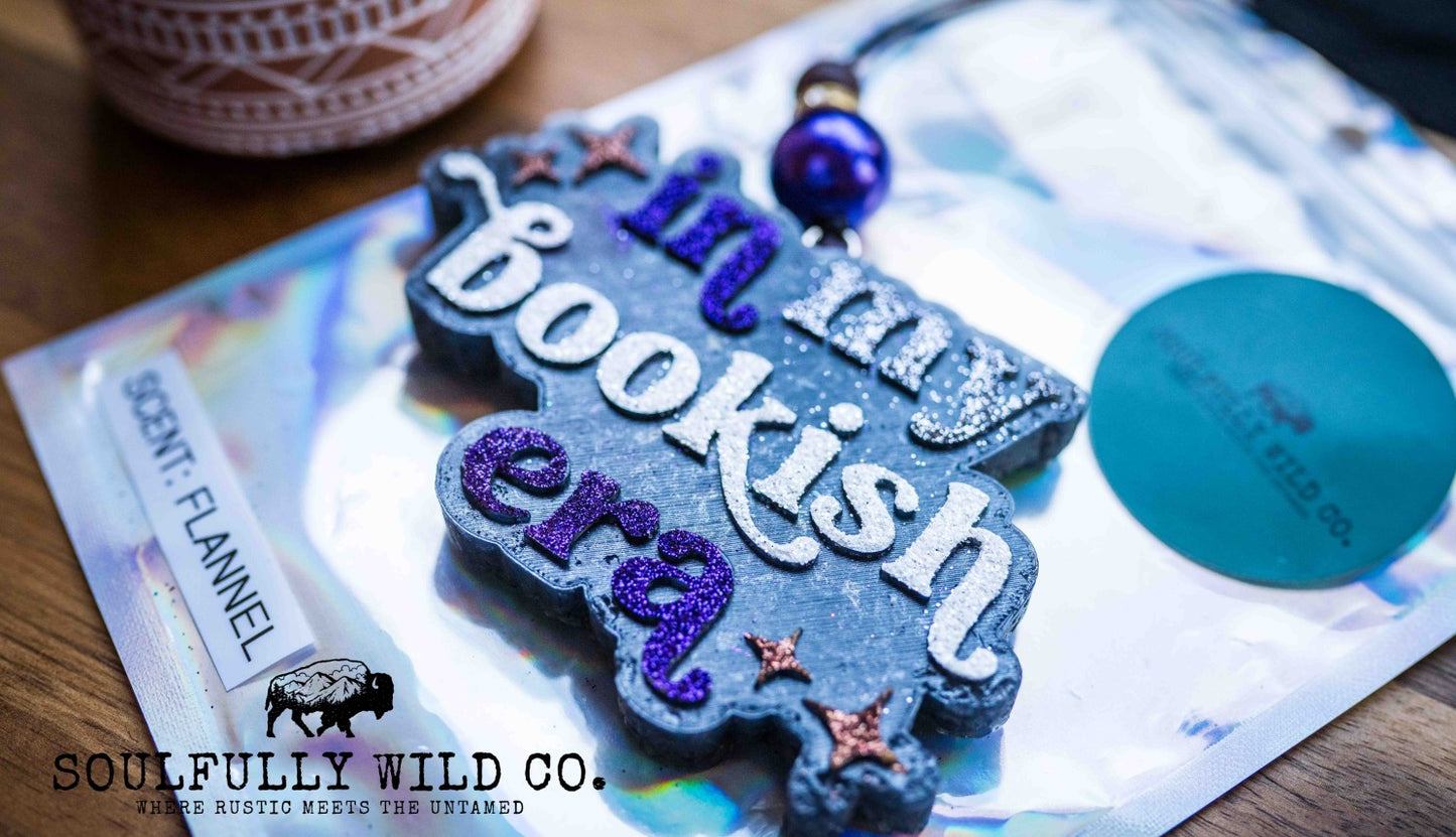 Soulful Air Freshener: "In my Bookish Era" (Scent: Flannel)