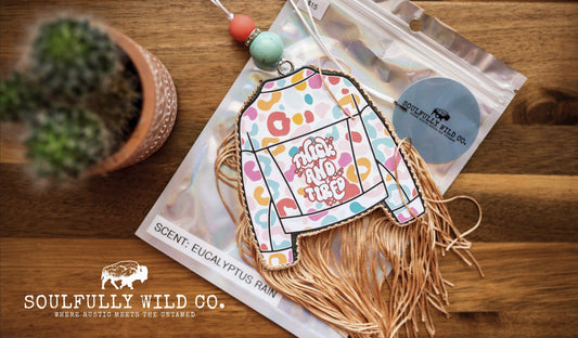 Soulful Air Freshener: "Thick & Tired" Jacket (Scent: Eucalyptus Rain)
